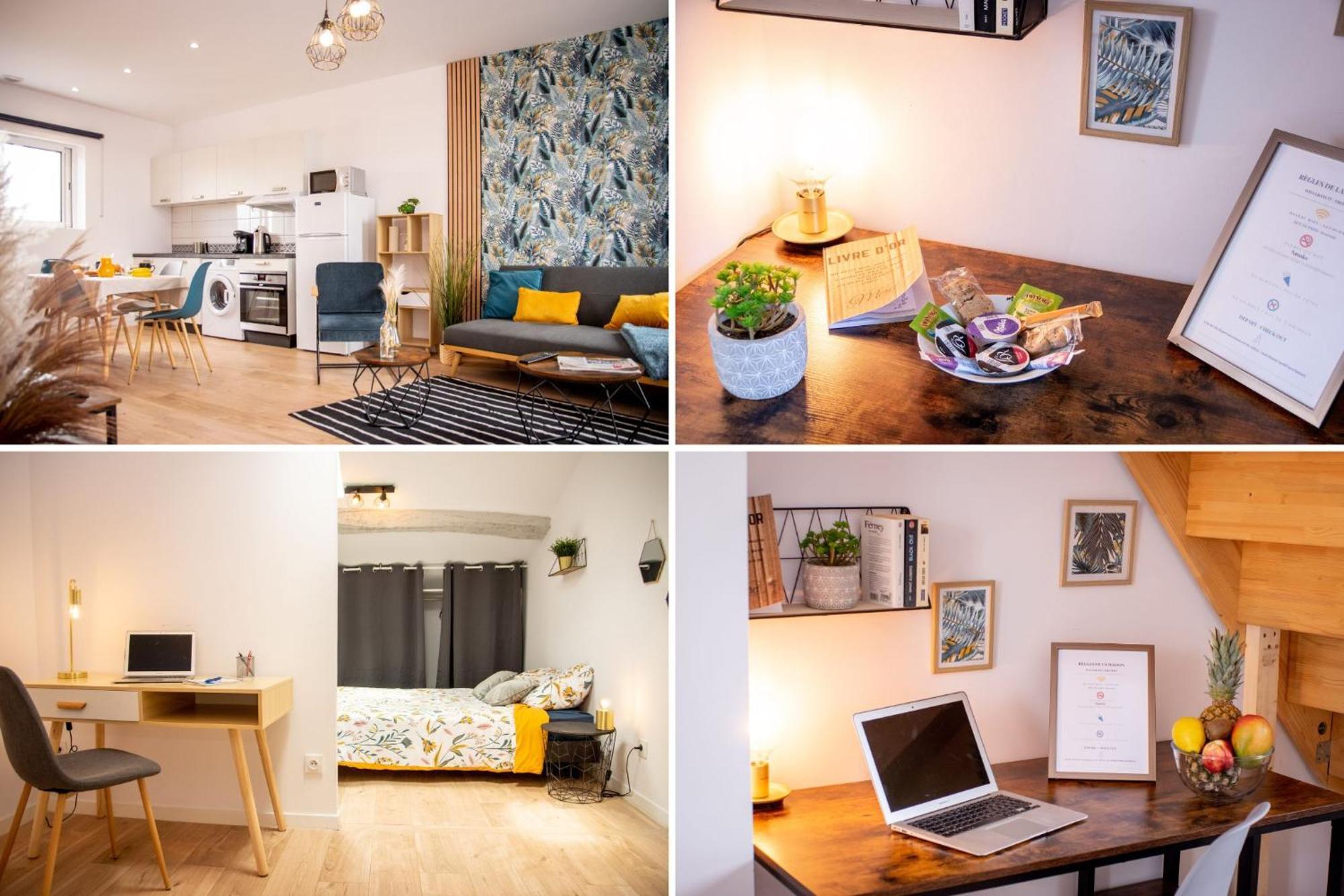 Duplex Cocoon - 10 Min De Blaye - 20 Min Cnpe - Wifi - Tv Hd Appartement Saint-Seurin-de-Cursac Buitenkant foto